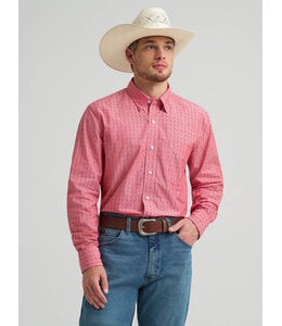 Wrangler Men's Cody Johnson One Pocket Button Down Shirt  112374464