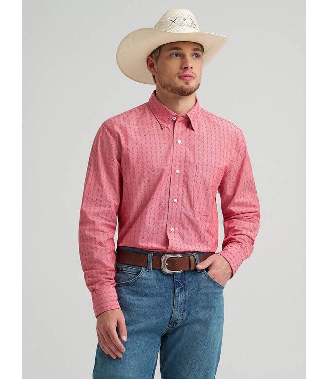 Wrangler Men's Cody Johnson One Pocket Button Down Shirt  112374464