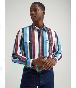 Wrangler Vintage-Inspired Brushpopper Western Snap Workshirt 112374804