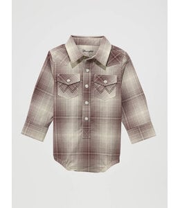 Wrangler Boy's Infant Long-Sleeve Western Snap Bodysuit 112374304