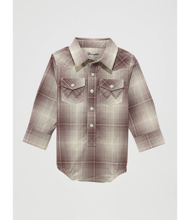 Wrangler Boy's Infant Long-Sleeve Western Snap Bodysuit 112374304