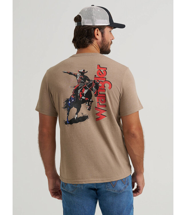 Wrangler Men's Star Spangled Rodeo Back Graphic T-Shirt 112372938