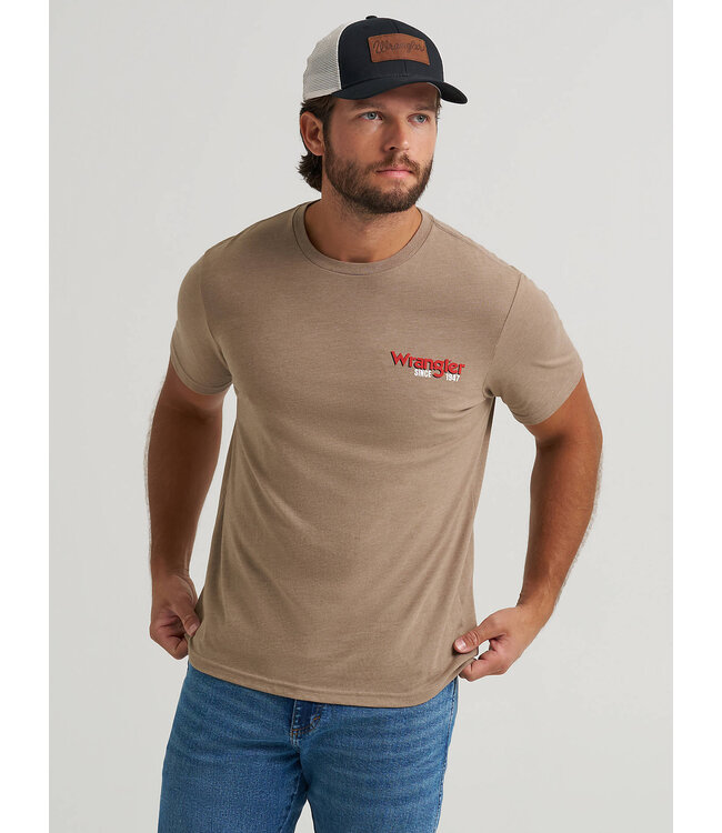 Wrangler Men's Star Spangled Rodeo Back Graphic T-Shirt 112372938