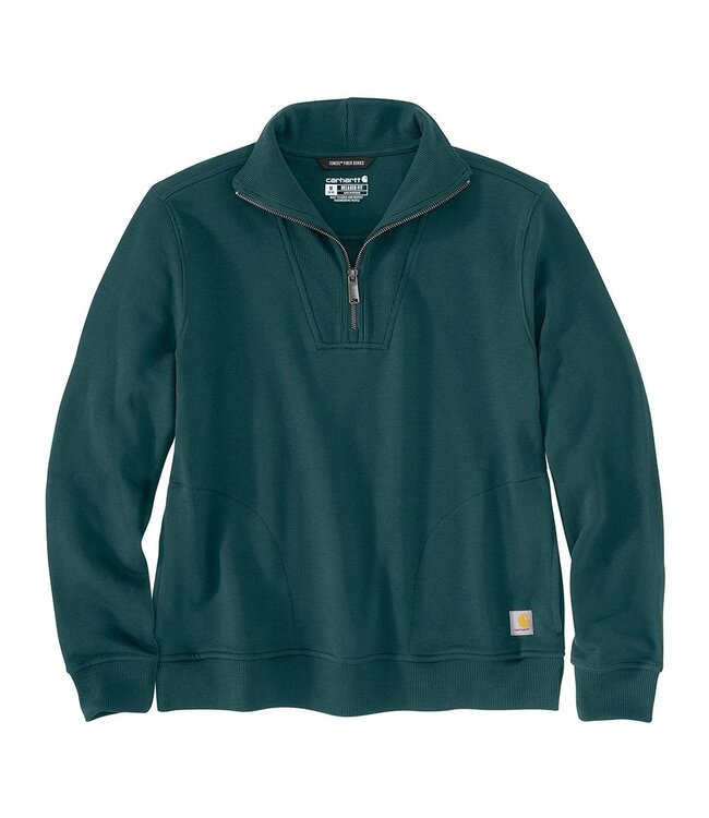 Carhartt Women's Tencel Fiber Series Relaxed Fit Half-Zip Sweatshirt 106451