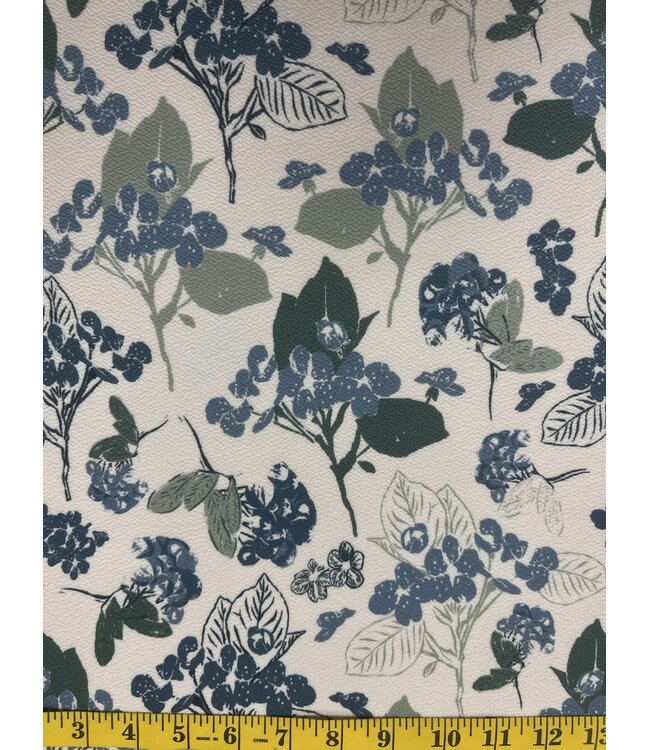 YD Blue/Green Floral Liverpool
