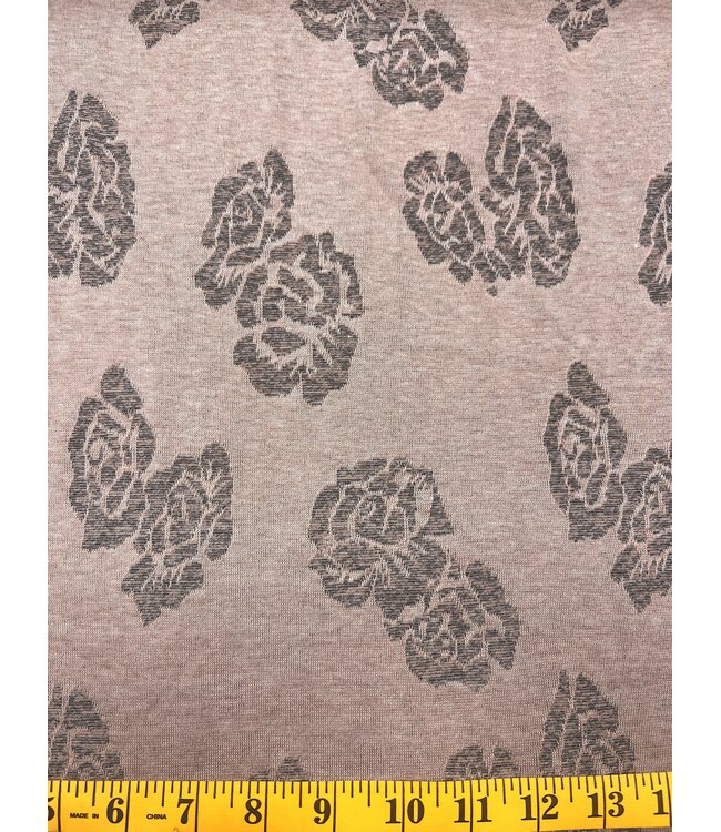 YD  MKFR02 Dusty Rose Melange Knit