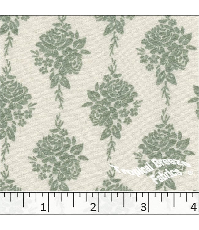 Good's Distribution YD Dream Crepe Print Sage 042614-SG