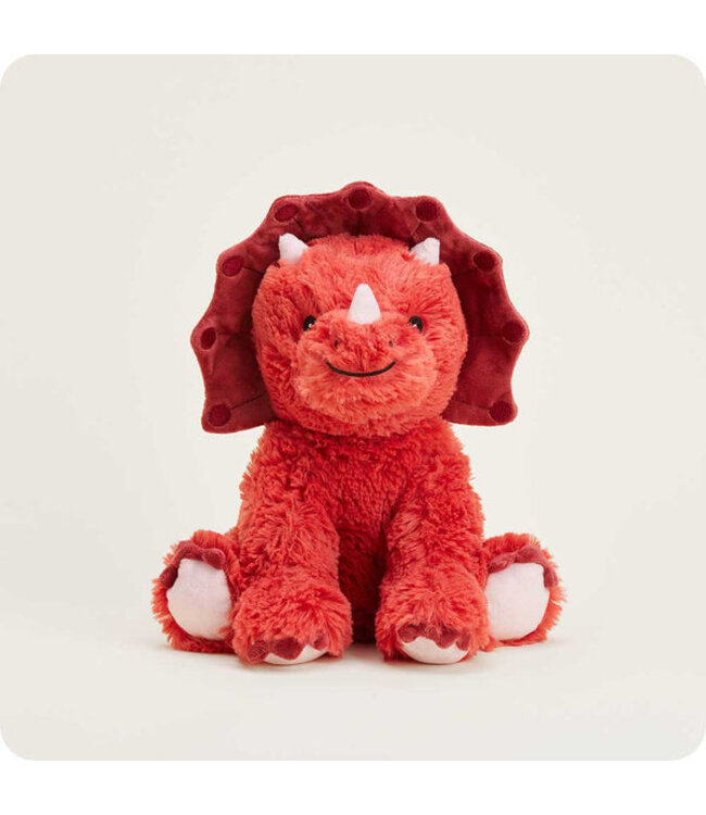 Warmies Red Triceratops