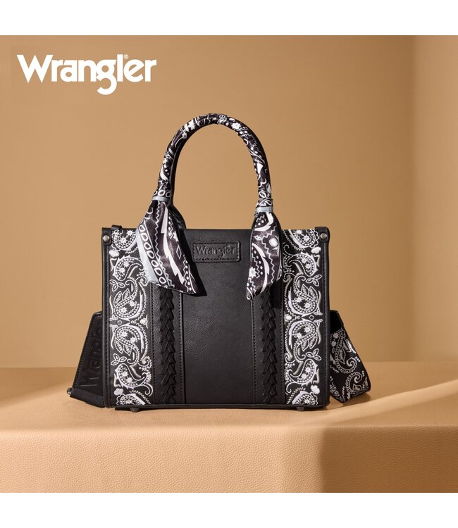 Wrangler Bandana Paisley Print Tote/Crossbody WG331-8120S