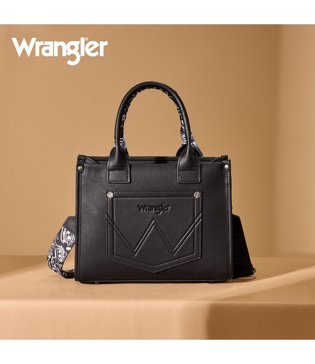 Wrangler Bandana Paisley Print Tote/Crossbody WG331-8120S