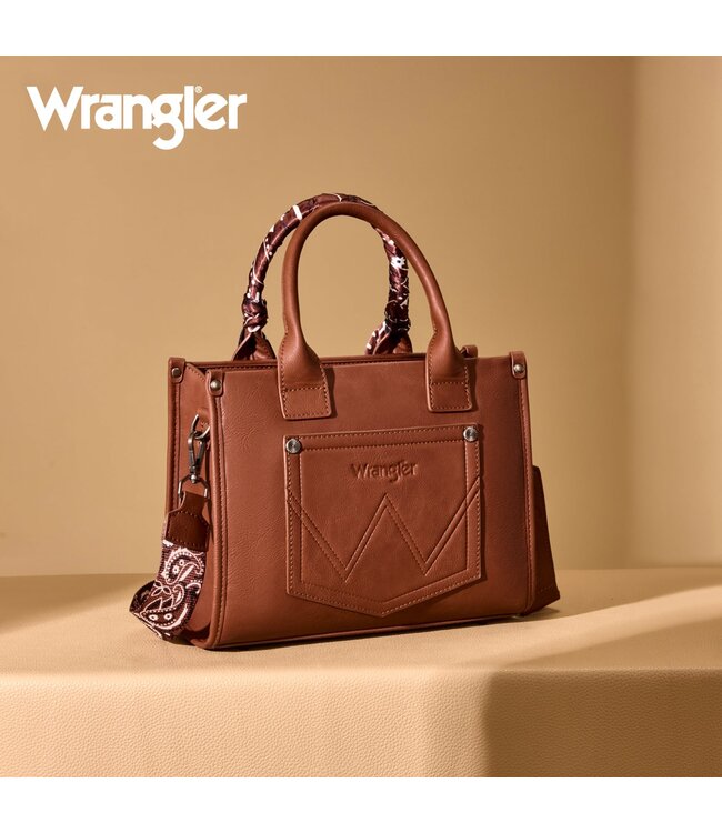 Wrangler Bandana Paisley Print Tote/Crossbody WG331-8120S