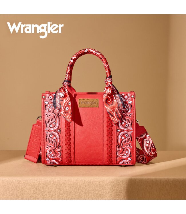 Wrangler Bandana Paisley Print Tote/Crossbody WG331-8120S