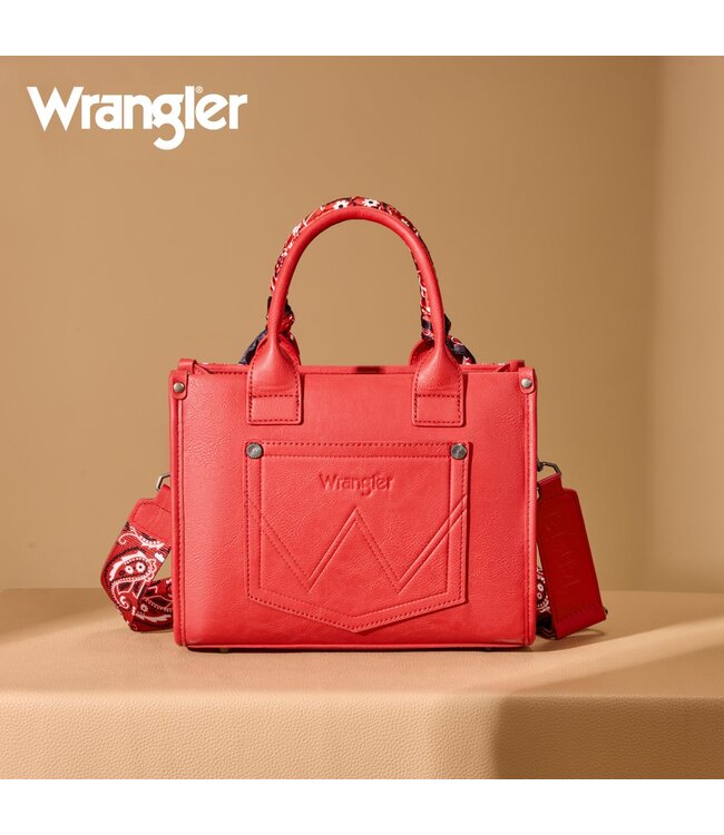 Wrangler Bandana Paisley Print Tote/Crossbody WG331-8120S