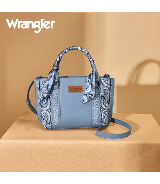 Wrangler Bandana Paisley Print Tote/Crossbody WG331-2005