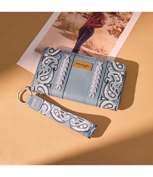 Wrangler Bandana Paisley Print Wallet WG331-W115