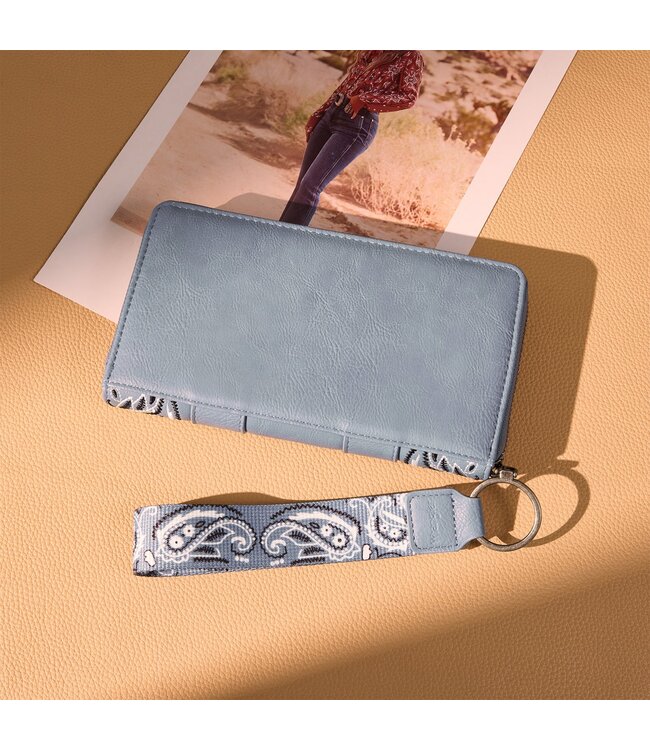 Wrangler Bandana Paisley Print Wallet WG331-W115