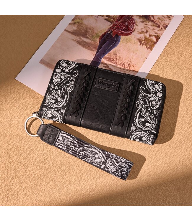 Wrangler Bandana Paisley Print Wallet WG331-W115