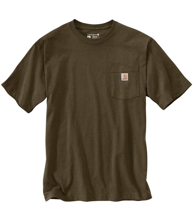 Carhartt Men's Loose Fit Heavyweight Short-Sleeve Pocket T-Shirt K87