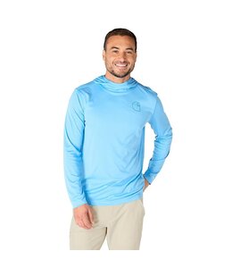 Carhartt Men's Force Sun Defender Lightweight Long-Sleeve Hooded Logo Graphic T-Shirt 106165