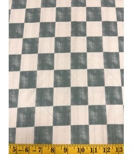 YD #3002-1 Stretch Variegated Rib Knit Blue Checkered