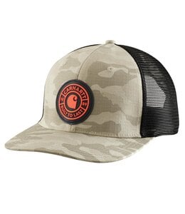 Carhartt Men's Ripstop Mesh-Back Camo Cap 107342