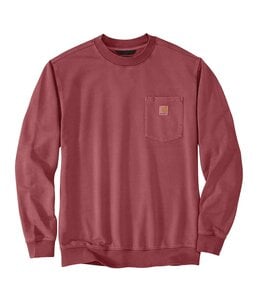 Carhartt Men's Relaxed Fit Midweight Garment Dye French Terry Crewneck Pocket Sweatshirt 106853