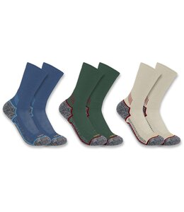 Carhartt Men's Force Midweight Crew Sock 3-Pack SC4223M