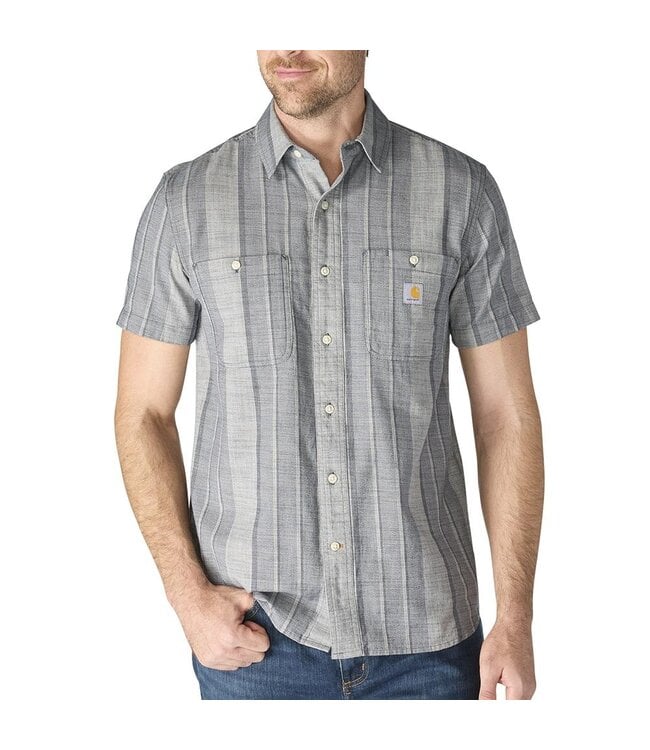 Carhartt Men's Bozeman Relaxed  Short-Sleeve Plaid Shirt 107272