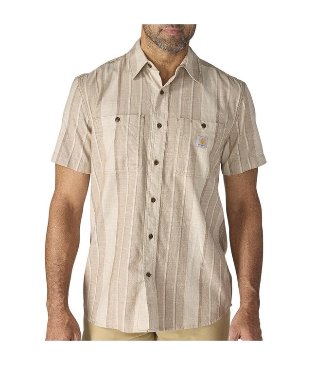 Carhartt Men's Bozeman Relaxed  Short-Sleeve Plaid Shirt 107272