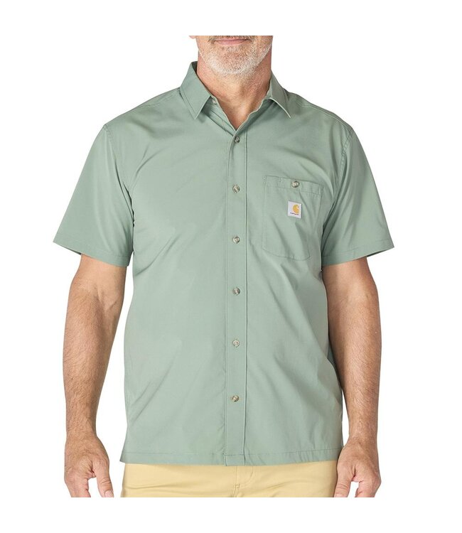 Carhartt Men's Force Sun Defender Relaxed Fit Lightweight Short-Sleeve Shirt 106141