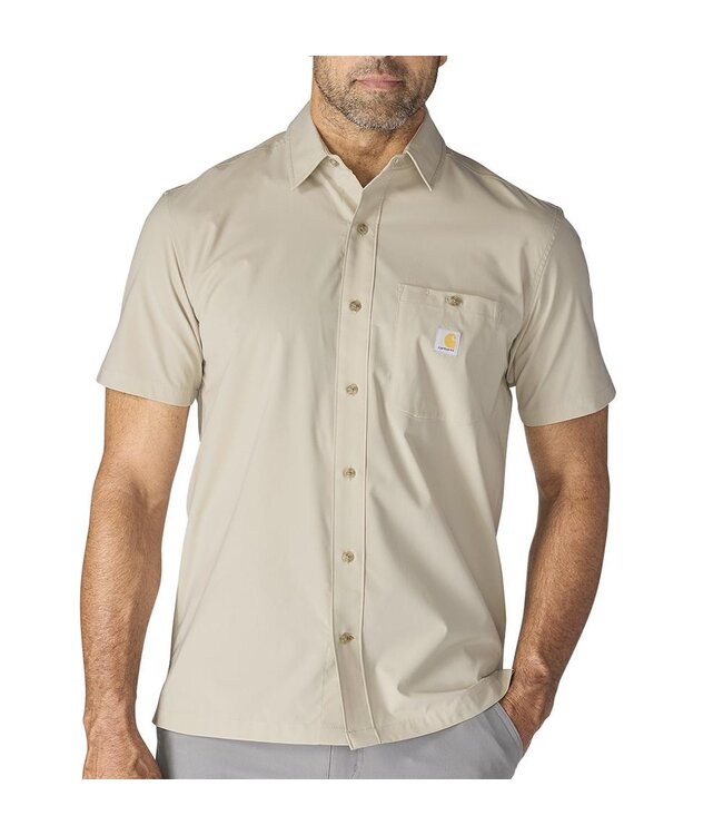 Carhartt Men's Force Sun Defender Relaxed Fit Lightweight Short-Sleeve Shirt 106141