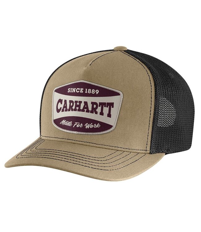 Carhartt Men's Canvas Mesh-Back Patch Cap 107336