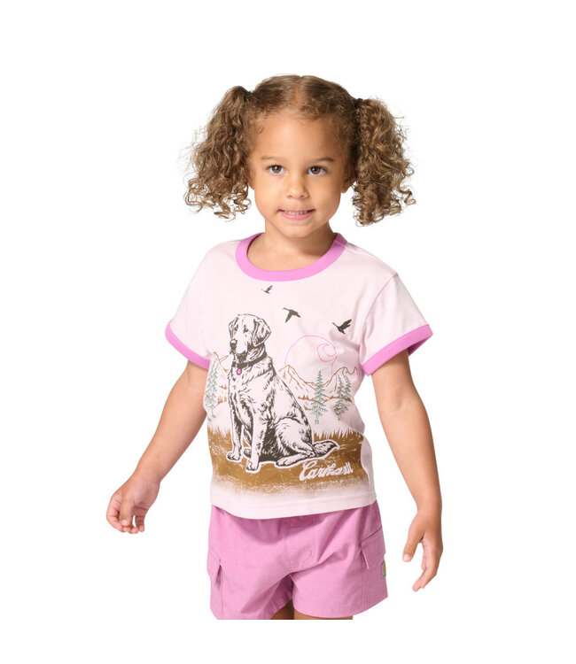 Carhartt Girl's Short-Sleeve Dog Ringer T-Shirt CA7171