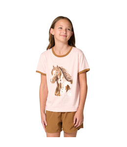 Carhartt Girl's Short-Sleeve Horse Ringer T-Shirt CA7170