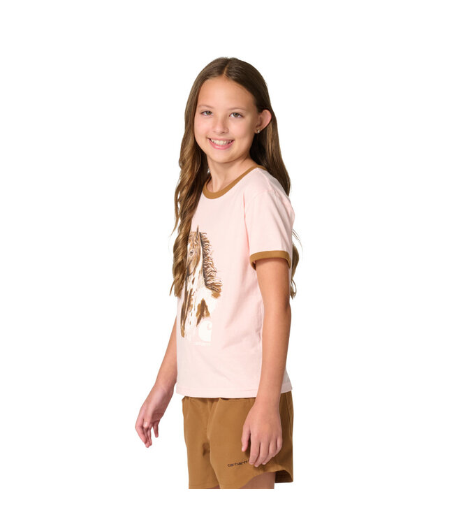 Carhartt Girl's Short-Sleeve Horse Ringer T-Shirt CA7170