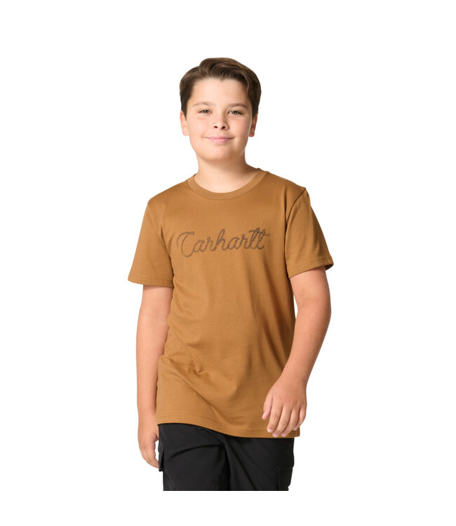 Carhartt Boy's Short-Sleeve Logo T-Shirt CA6795