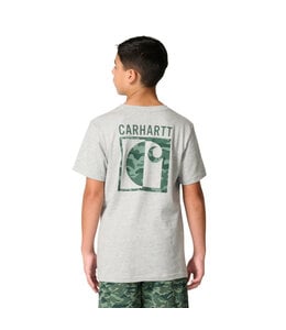 Carhartt Boy's Short-Sleeve Camo Logo T-Shirt CA6802