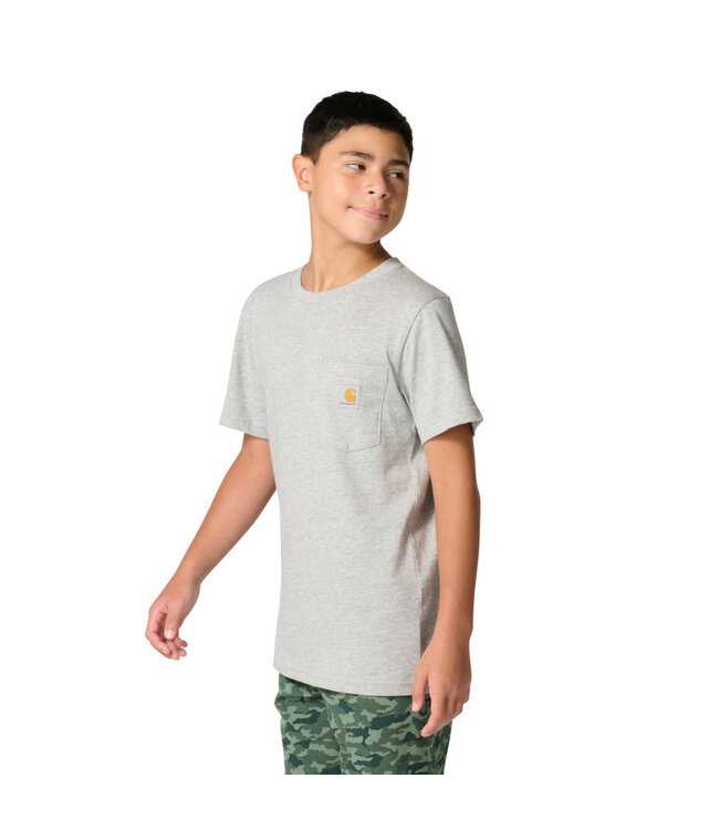 Carhartt Boy's Short-Sleeve Camo Logo T-Shirt CA6802