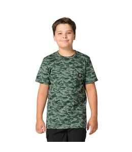 Carhartt Boy's Short-Sleeve Camo Pocket T-Shirt CA6806