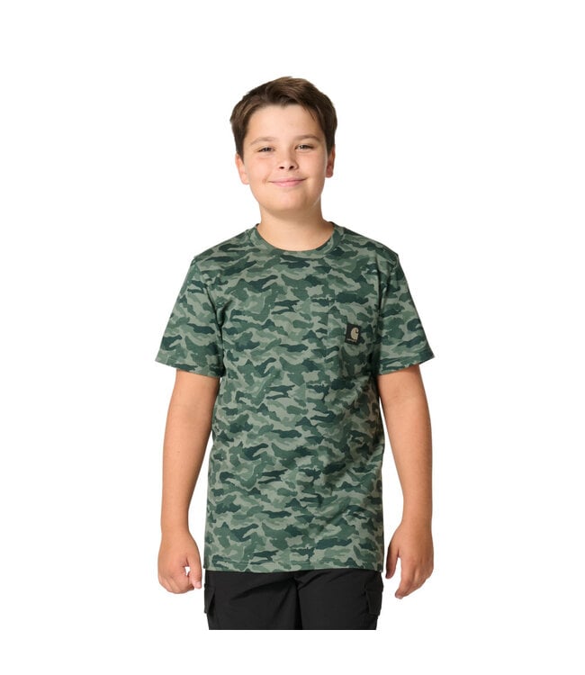 Carhartt Boy's Short-Sleeve Camo Pocket T-Shirt CA6806