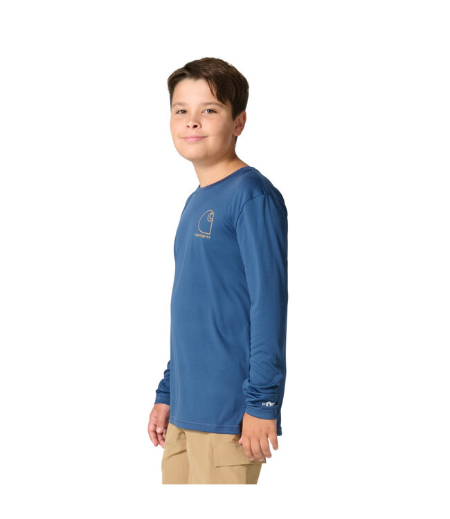 Carhartt Boy's Long-Sleeve Force Sun Defender T-Shirt CA6819