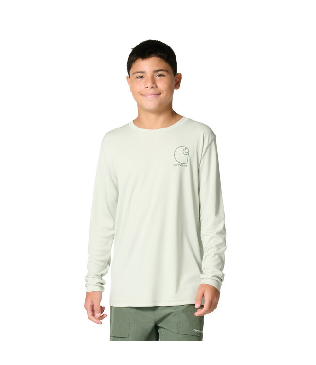 Carhartt Boy's Long-Sleeve Force Sun Defender T-Shirt CA6842