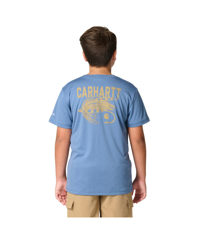 Carhartt Boy's Short-Sleeve Force Sun Defender Heather T-Shirt CA6820