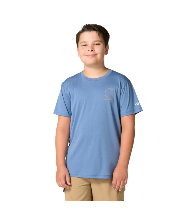 Carhartt Boy's Short-Sleeve Force Sun Defender Heather T-Shirt CA6820