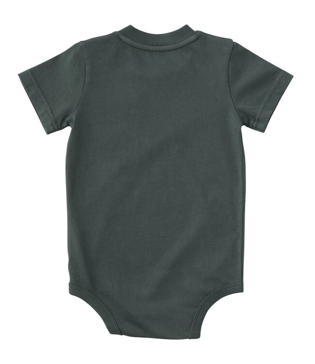 Carhartt Kid's Short-Sleeve Garment Dyed Pocket Bodysuit CA5021