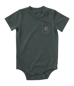 Carhartt Kid's Short-Sleeve Garment Dyed Pocket Bodysuit CA5021