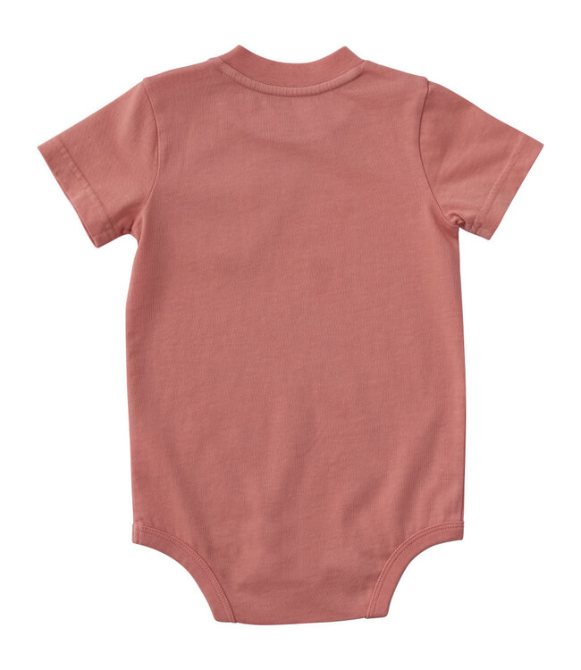 Carhartt Kid's Short-Sleeve Garment Dyed Pocket Bodysuit CA5021