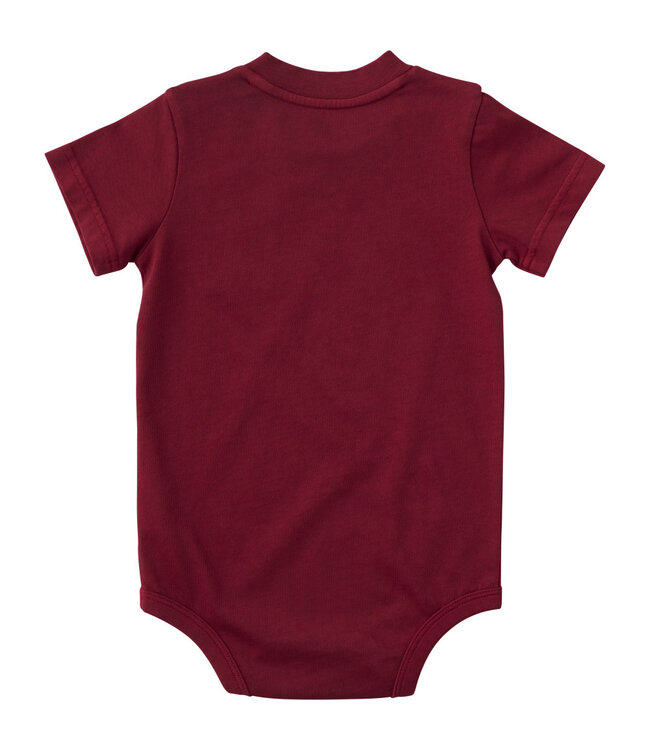 Carhartt Kid's Short-Sleeve Garment Dyed Pocket Bodysuit CA5021