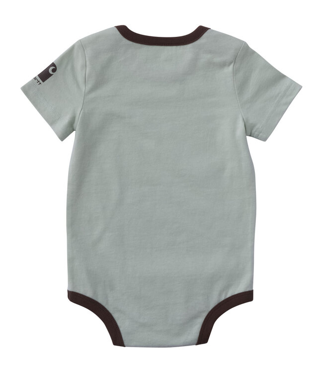 Carhartt Boy's Short-Sleeve Dog Bodysuit CA6823