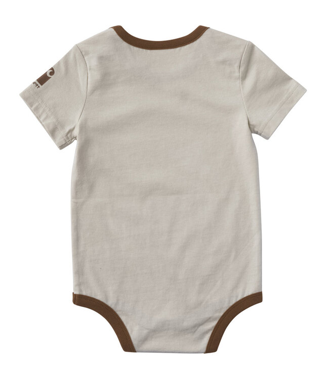 Carhartt Boy's Short-Sleeve Farm Bodysuit CA6824